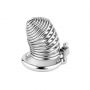 Stalowa spiralna klatka na penisa B Series HeavyFun 7,7 cm - 6