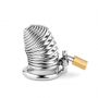 Stalowa spiralna klatka na penisa B Series HeavyFun 7,7 cm - 10