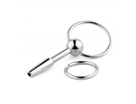 Stalowy plug do cewki z otworem B Series HeavyFun - 3