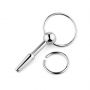 Stalowy plug do cewki z otworem B Series HeavyFun - 3