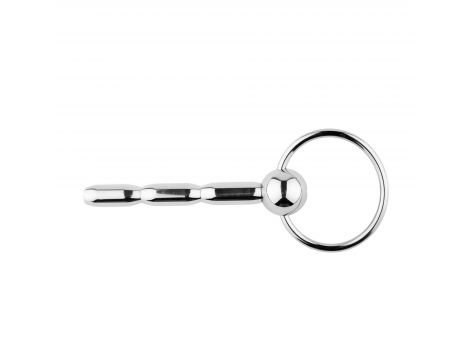 Stalowy plug do cewki z pierścieniem 10 cm HeavyFun - 3