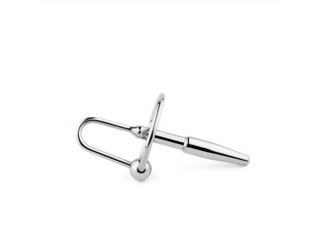 Metalowy plug do cewki z pierścieniem stal nierdzewna 8 cm HeavyFun - 4