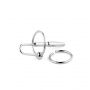 Metalowy plug do cewki z pierścieniem stal nierdzewna 8 cm HeavyFun - 2