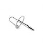 Metalowy plug do cewki z pierścieniem stal nierdzewna 8 cm HeavyFun - 3