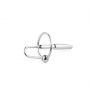 Metalowy plug do cewki z pierścieniem stal nierdzewna 8 cm HeavyFun - 6