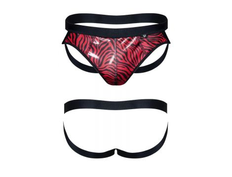 Majtki jockstrap Regnes Fetish Planet tiul zebra S - 3