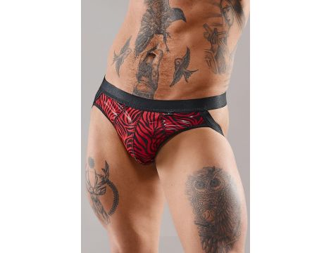 Majtki jockstrap Regnes Fetish Planet tiul zebra S - 6