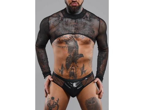 Krótki top, z długimi rękawami - XL - 7
