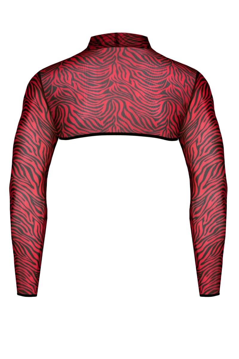 Krótki top, z długimi rękawami - XXL