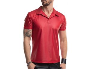RMSerafino001 - red polo - M
