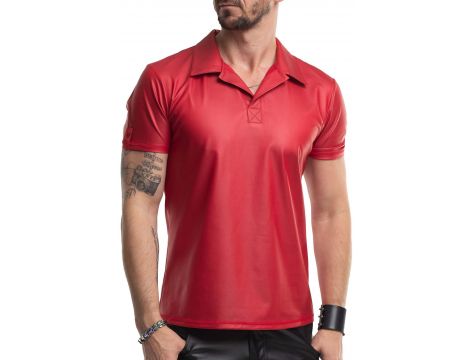 RMSerafino001 - red polo - M