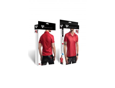 RMSerafino001 - red polo - XL