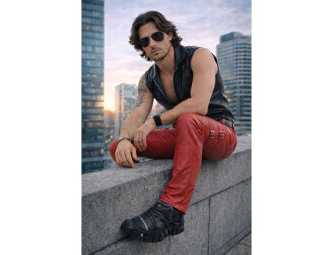 RMTommaso002 - red trousers - L - 8