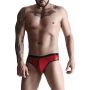 męski komplet z wetlooka: t-shirt w serek, figi typu brazyliany XL - 2
