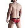 męski komplet z wetlooka: t-shirt w serek, figi typu brazyliany XL - 5