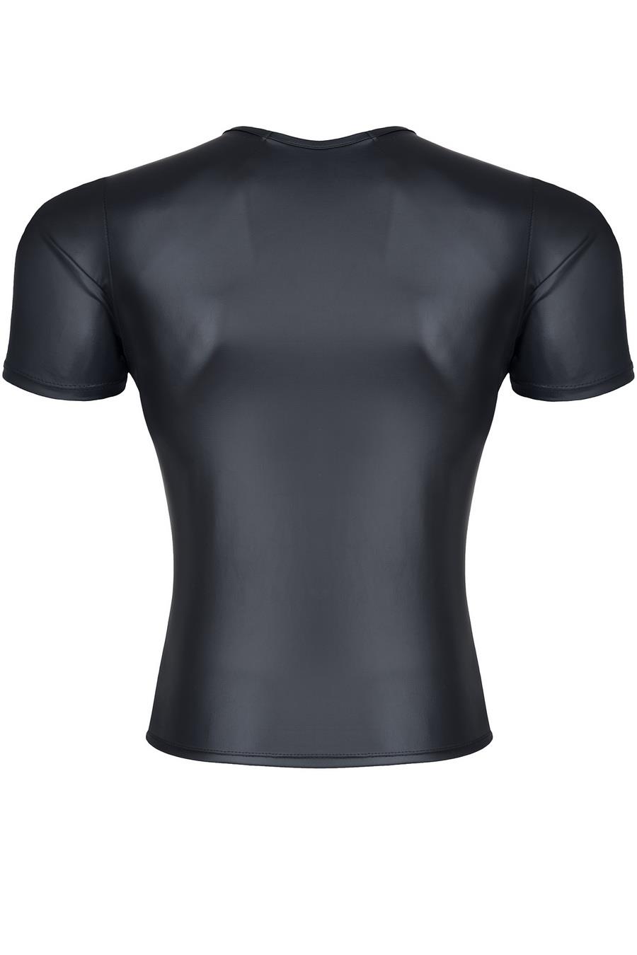 męski t-shirt z wetlooka w serek L