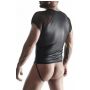 Męski t-shirt wetlook Regnes Fetish Planet czarny L - 5