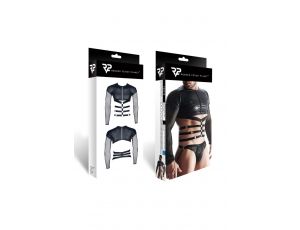 męski t-shirt black XL
