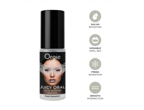 Miętowy spray oralny nawilżający Orgie 15 ml - 2