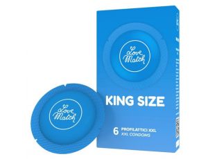 Prezerwatywy Love Match King Size XXL 6 sztuk
