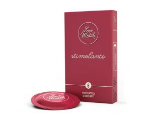 Prezerwatywy stymulujące Love Match 6 sztuk