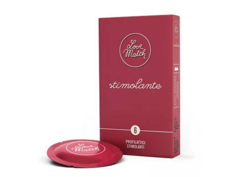 Prezerwatywy stymulujące Love Match 6 sztuk
