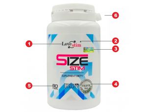 Suplement diety Size Stim LoveStim 80 kapsułek