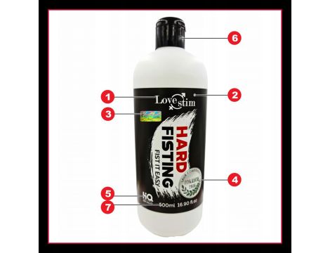 Żel Hard Fisting LoveStim 500 ml - 2