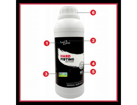 Żel do fistingu LoveStim 1000 ml - 3