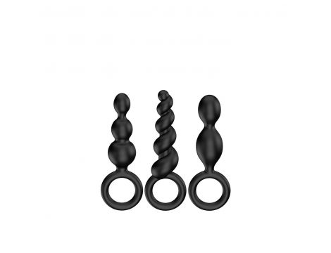 Zestaw korków analnych Satisfyer Booty Call silikonowy 3 szt - 2