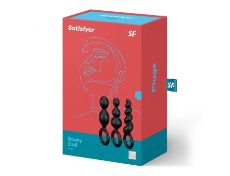 Zestaw korków analnych Satisfyer Booty Call silikonowy 3 szt - 4