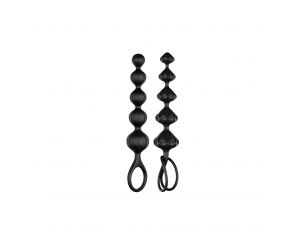 Koraliki analne Satisfyer Love Beads zestaw 2 szt czarny