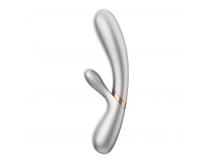 Wibrator rozgrzewający punktu G Satisfyer Hot Lover srebrny