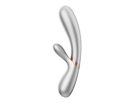 Wibrator rozgrzewający punktu G Satisfyer Hot Lover srebrny