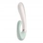 Wibrator punktu G Satisfyer Heat Wave miętowy podgrzewany aplikacja 20 cm - 2