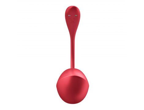 Jajko wibrujące Satisfyer Shiny Petal czerwone z aplikacją - 4