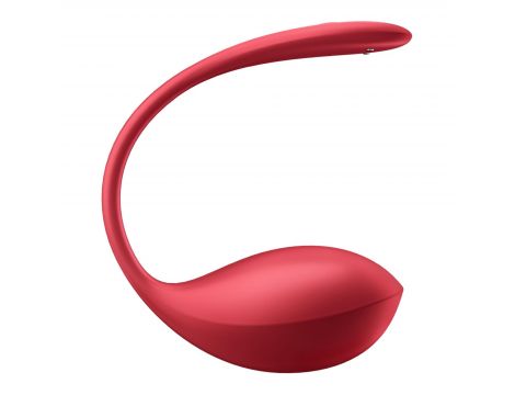Jajko wibrujące Satisfyer Shiny Petal czerwone z aplikacją - 6