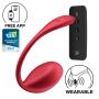 Jajko wibrujące Satisfyer Shiny Petal czerwone z aplikacją - 3