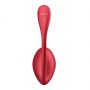 Jajko wibrujące Satisfyer Shiny Petal czerwone z aplikacją - 2