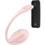 Jajko wibrujące prążkowane Satisfyer Ribbed Petal różowe USB z aplikacją - 5