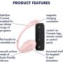 Jajko wibrujące prążkowane Satisfyer Ribbed Petal różowe USB z aplikacją - 9