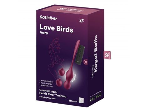 Wibrujące kulki Satisfyer Love Birds Vary z aplikacją i pilotem - 7