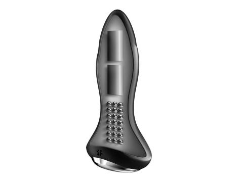 Wibrujący rotacyjny korek analny Satisfyer Plug 1 Connect App czarny - 5