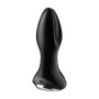 Silikonowy korek analny wibrujący rotacyjny Satisfyer 2 Connect App czarny - 3