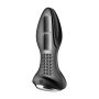 Silikonowy korek analny wibrujący rotacyjny Satisfyer 2 Connect App czarny - 5