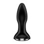 Silikonowy korek analny wibrujący rotacyjny Satisfyer 2 Connect App czarny - 8