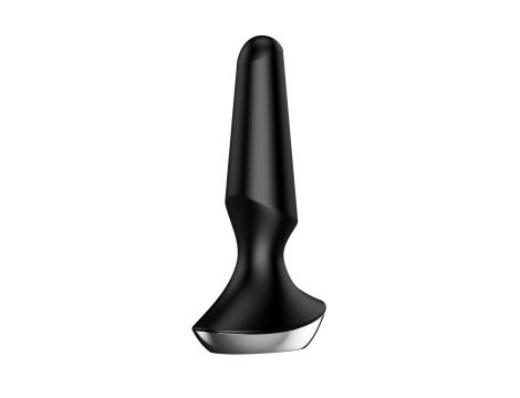 Wibrujący korek analny silikonowy Satisfyer Plugilicious 2 czarny - 3