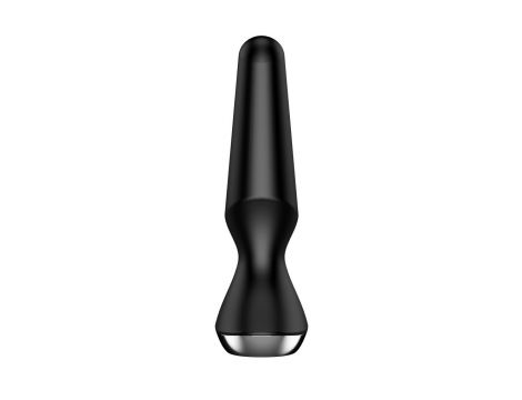Wibrujący korek analny silikonowy Satisfyer Plugilicious 2 czarny - 4