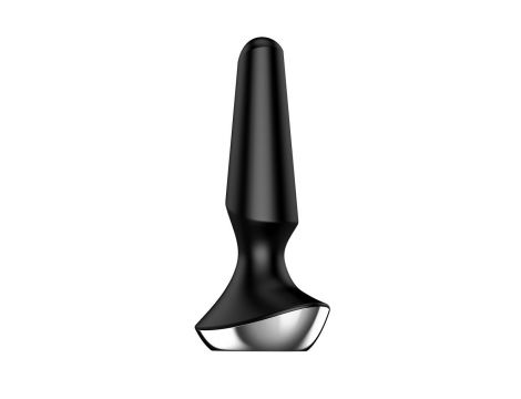 Wibrujący korek analny silikonowy Satisfyer Plugilicious 2 czarny - 5
