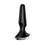 Wibrujący korek analny silikonowy Satisfyer Plugilicious 2 czarny - 4